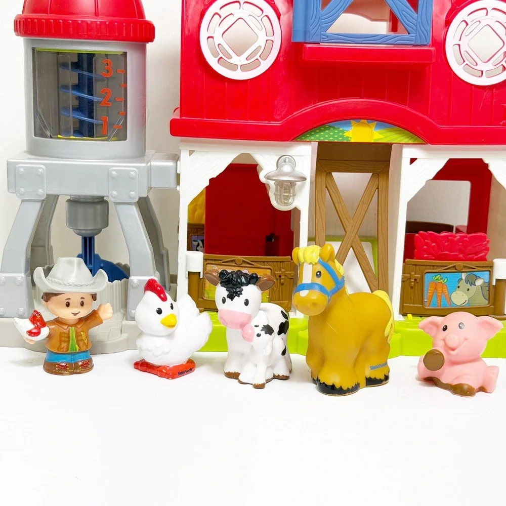 Fisher-Price Little People Caring for Animals Farm Barn Playset Horse Pig Cow